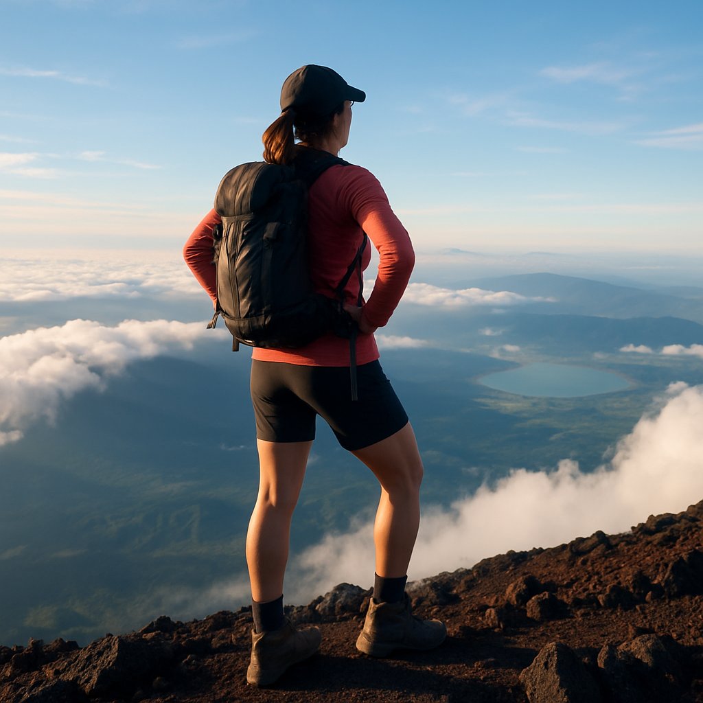 Desy Genoveva Taklukkan Gunung Fuji Bersama Zeusbola